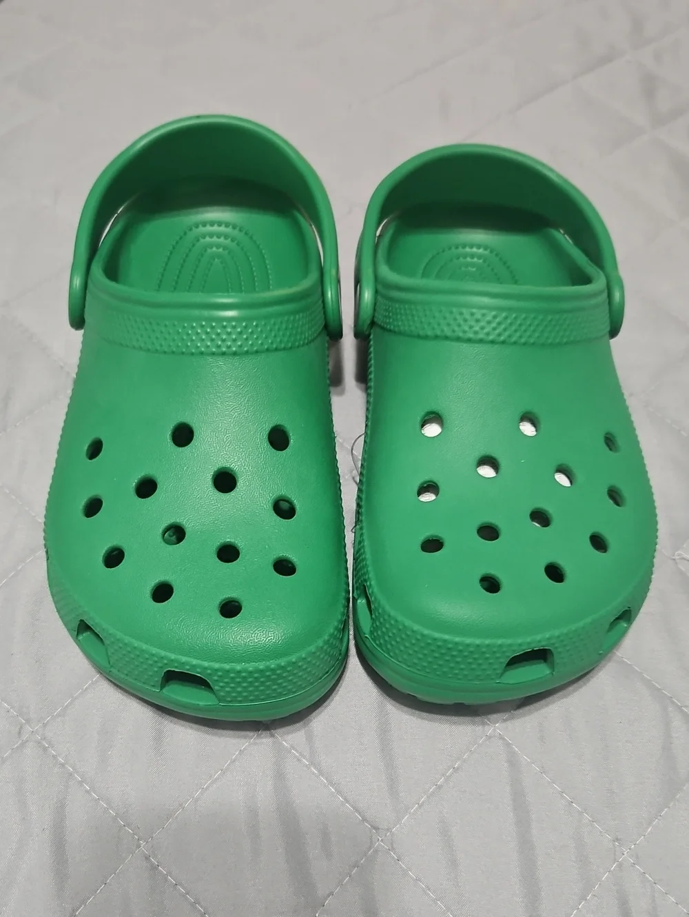 CROCS Kids Green Classic Clog Sandals
